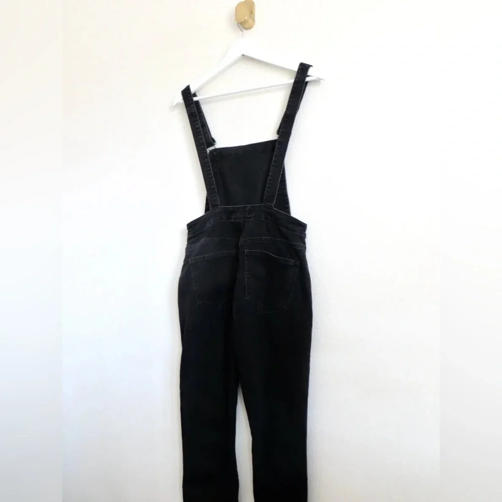 Madewell Overalls Stretch Black Lunar Wash Size Small - Picture 13 of 15